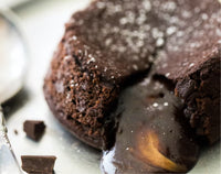 Chocolate Sea Salt Lava Cake